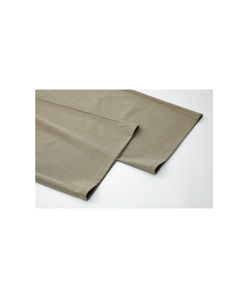 tageechita（タジチタ）の「【tageechita】クラシック フロントタックワイドパンツ（スラックス・レディース・ベージュ/ブラック・L/M/S）」の10枚目の写真