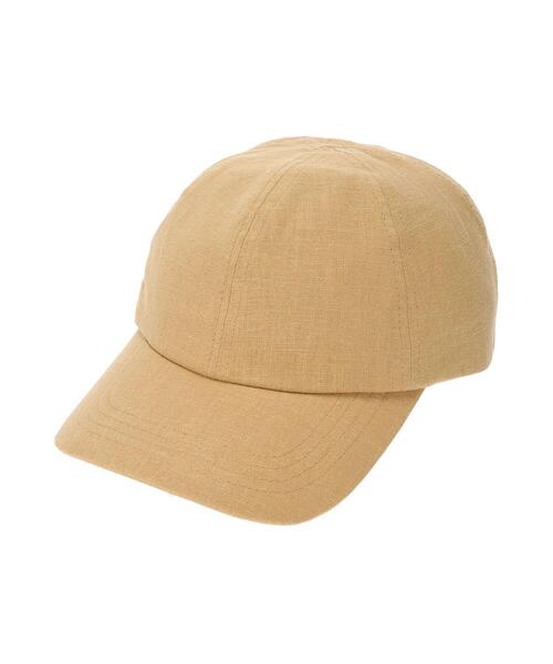 Samansa Mos2（サマンサ モスモス）の「リネンバックロゴ刺繍キャップ（ハット・レディース・ネイビー/ベージュ/キャメル・F）」の16枚目の写真