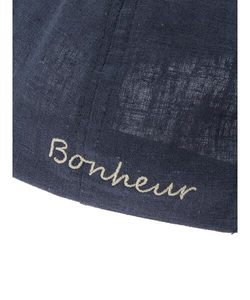 Samansa Mos2（サマンサ モスモス）の「リネンバックロゴ刺繍キャップ（ハット・レディース・ネイビー/ベージュ/キャメル・F）」の22枚目の写真