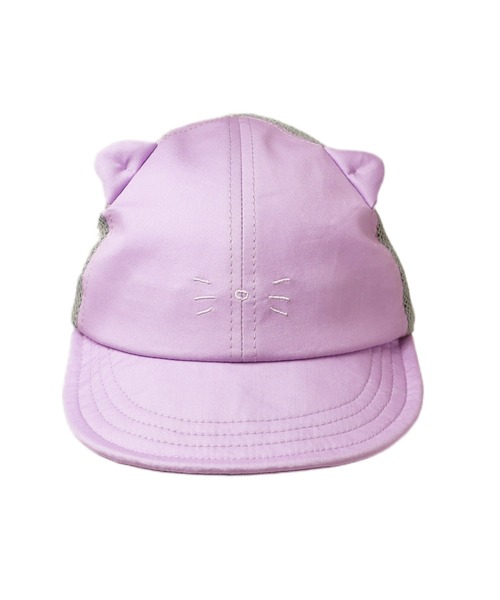 14+(イチヨンプラス)の「Mesh Base Cat Cap(キャップ・キッズ・ピンク/パープル/ブラック/ホワイト・kids-L/kids-XL)」の5枚目の写真
