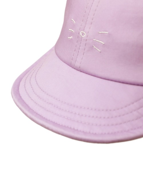 14+(イチヨンプラス)の「Mesh Base Cat Cap(キャップ・キッズ・ピンク/パープル/ブラック/ホワイト・kids-L/kids-XL)」の9枚目の写真