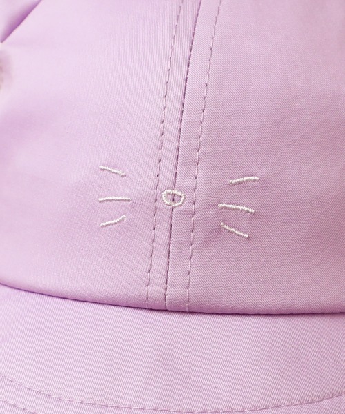 14+(イチヨンプラス)の「Mesh Base Cat Cap(キャップ・キッズ・ピンク/パープル/ブラック/ホワイト・kids-L/kids-XL)」の10枚目の写真