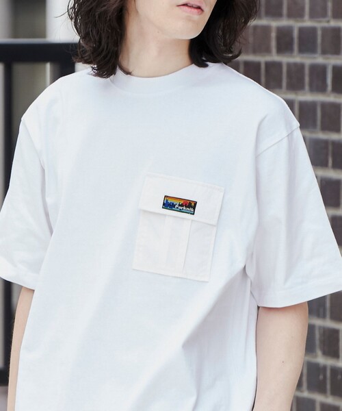 coen(コーエン)の「<Parknik>アウトドアポケットTシャツ(Tシャツ/カットソー・メンズ・ホワイト/パープル/ベージュ/ブラック/ネイビー・S/XL/L/M)」の1枚目の写真