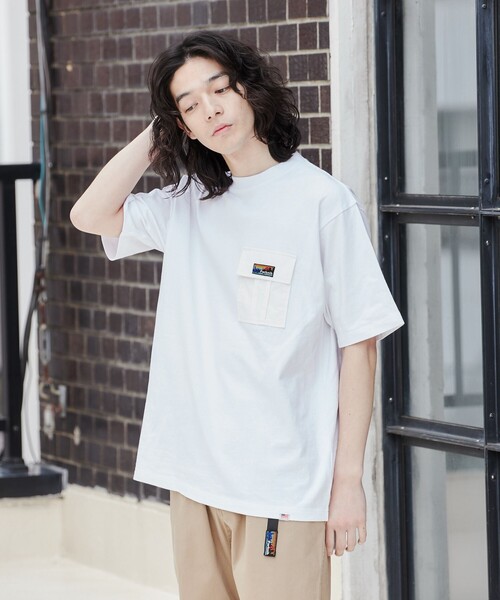 coen(コーエン)の「<Parknik>アウトドアポケットTシャツ(Tシャツ/カットソー・メンズ・ホワイト/パープル/ベージュ/ブラック/ネイビー・S/XL/L/M)」の21枚目の写真