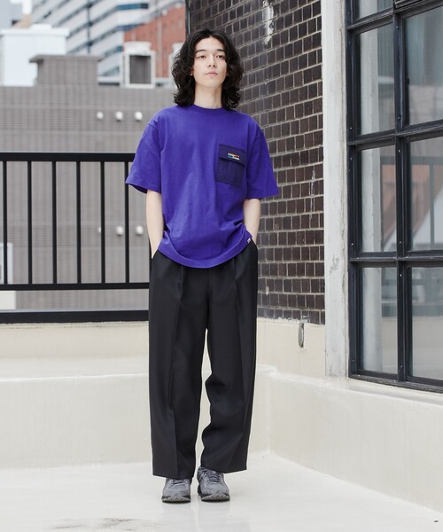 coen(コーエン)の「<Parknik>アウトドアポケットTシャツ(Tシャツ/カットソー・メンズ・ホワイト/パープル/ベージュ/ブラック/ネイビー・S/XL/L/M)」の9枚目の写真