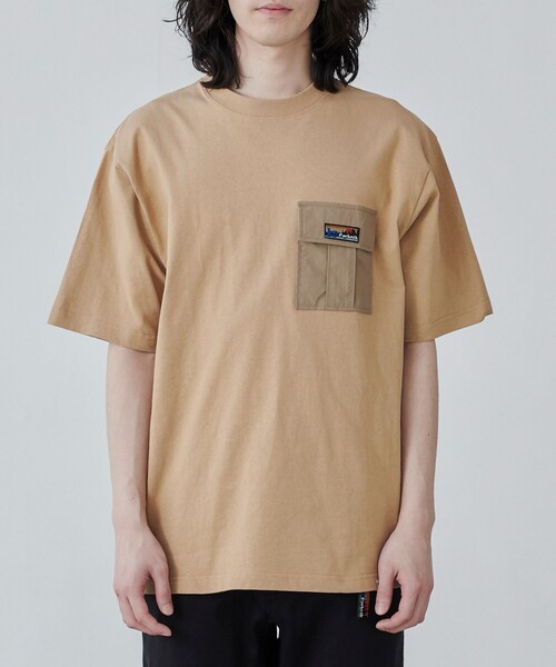 coen(コーエン)の「<Parknik>アウトドアポケットTシャツ(Tシャツ/カットソー・メンズ・ホワイト/パープル/ベージュ/ブラック/ネイビー・S/XL/L/M)」の15枚目の写真