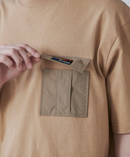 coen(コーエン)の「<Parknik>アウトドアポケットTシャツ(Tシャツ/カットソー・メンズ・ホワイト/パープル/ベージュ/ブラック/ネイビー・S/XL/L/M)」の18枚目の写真