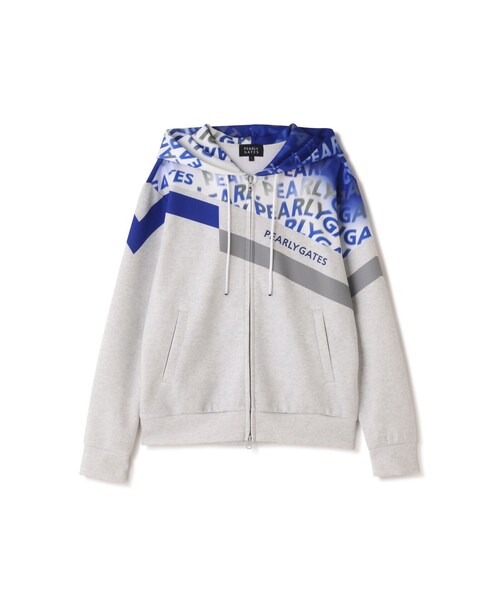 PEARLY GATES】ロゴグラデパネルプリント フルジップフーディ ＜PGPRO＞
