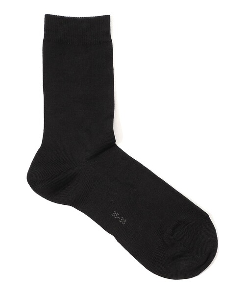 FALKE(ファルケ)の「FALKE FAMILY コットンナイロンソックス(ソックス/靴下・レディース・ホワイト/ブラック/ダークグリーン/グレー/ブルー・FREE)」の4枚目の写真