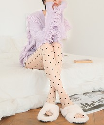 Jasmine Grandiflorum | 【Jasmine】リボンハート柄ストッキング(タイツ/ストッキング)