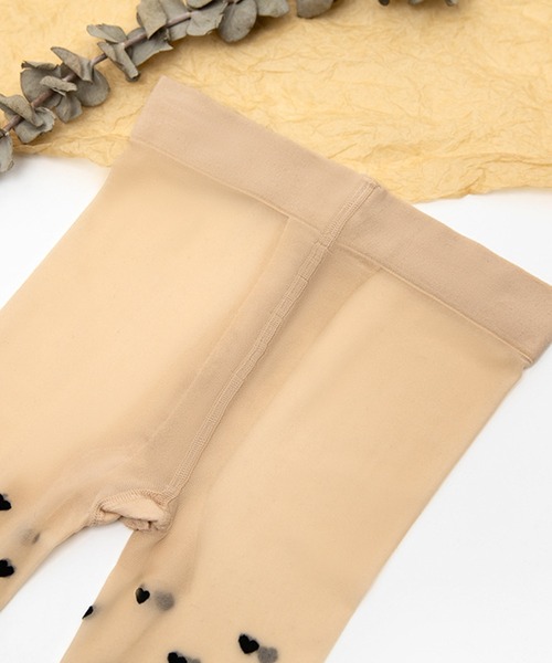 Jasmine Grandiflorum（ジャスミングランディフローラム）の「【Jasmine】リボンハート柄ストッキング（タイツ/ストッキング・レディース・ブラック系その他2/ブラック系その他/ベージュ系その他/ベージュ系その他2・FREE）」の10枚目の写真