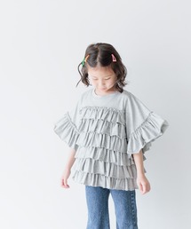 LOWRYS FARM | カットフリルティアードTシャツＳＳ　 122367(Tシャツ/カットソー)