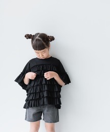 LOWRYS FARM | カットフリルティアードTシャツＳＳ　 122367(Tシャツ/カットソー)