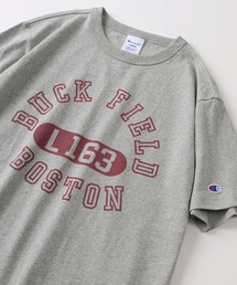 Champion（チャンピオン）の「【Champion/チャンピオン】OLD TOWN 49&BUCK FIELD BOSTON カレッジロゴプリント メンズベーシック ショートスリーブTシャツ/半袖Tシャツ（Tシャツ/カットソー・メンズ）」
