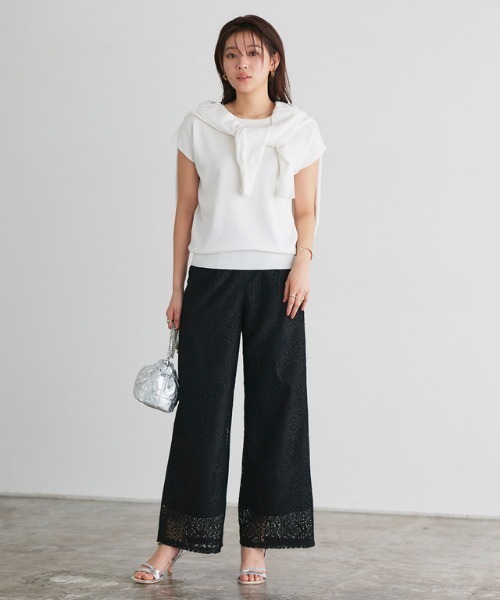 Pierrot（ピエロ）の「クロスストラップサンダル（サンダル・レディース・シルバー/ブラック/グレイッシュベージュ・S/M/L/LL）」の14枚目の写真