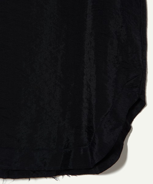 leinwande(ラインヴァンド)の「Cupro Flair Sleeve Top / キュプラフレアスリーブトップ(Tシャツ/カットソー・レディース・ブラック/ホワイト・FREE)」の11枚目の写真