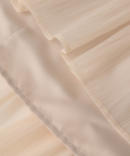 RIVE DROITE（リヴドロワ）の「オーガンジーボリュームスカート（スカート・レディース・アイボリー/ブラック・FREE）」の18枚目の写真