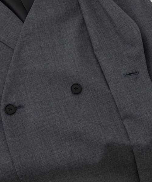 ETHOSENS(エトセンス)の「【ETHOSENS/エトセンス】別注 3collar jacket(テーラードジャケット・メンズ・グレー/ブラック・2/3)」の4枚目の写真
