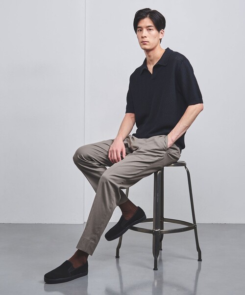 UNITED ARROWS（ユナイテッドアローズ）の「スエード スペイン スリッポン（スリッポン・メンズ・ブラック/ダークブラウン・44/43/42/41/40）」の17枚目の写真