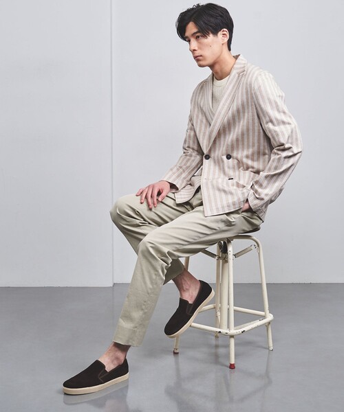 UNITED ARROWS（ユナイテッドアローズ）の「スエード スペイン スリッポン（スリッポン・メンズ・ブラック/ダークブラウン・44/43/42/41/40）」の20枚目の写真