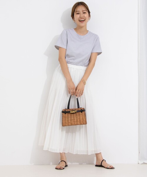 NOLLEY'S（ノーリーズ）の「オーガンジープリーツスカート