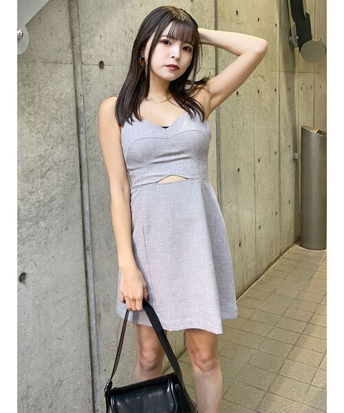 MURUA（ムルーア）の「アンサンブルキャミワンピース（ワンピース・レディース・グレー/ブルー/ブラック・FREE）」の8枚目の写真