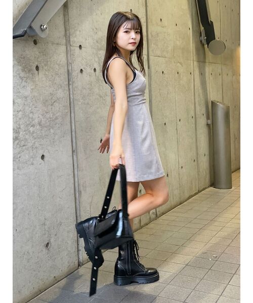 MURUA（ムルーア）の「アンサンブルキャミワンピース（ワンピース・レディース・グレー/ブルー/ブラック・FREE）」の9枚目の写真