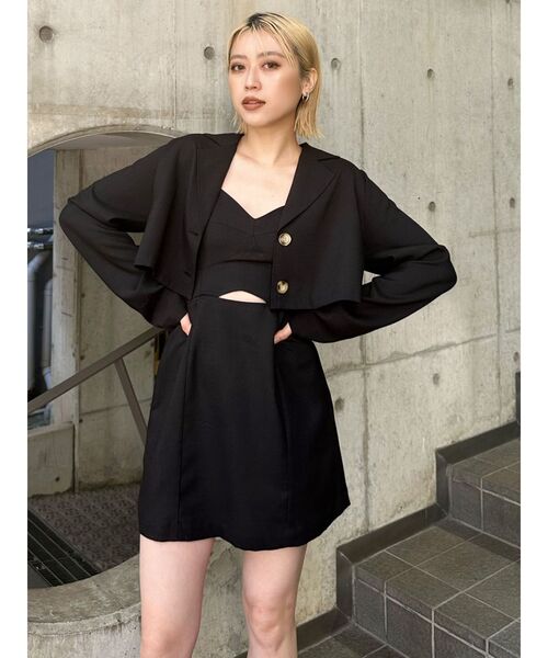 MURUA（ムルーア）の「アンサンブルキャミワンピース（ワンピース・レディース・グレー/ブルー/ブラック・FREE）」の10枚目の写真