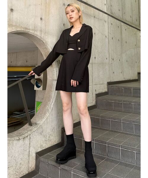 MURUA（ムルーア）の「アンサンブルキャミワンピース（ワンピース・レディース・グレー/ブルー/ブラック・FREE）」の13枚目の写真