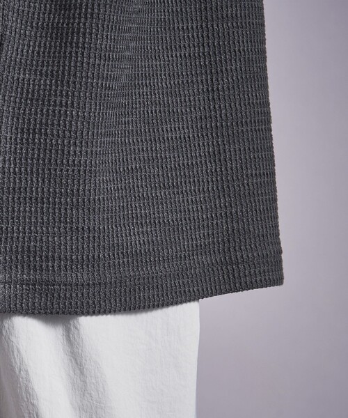 MONKEY TIME（モンキータイム）の「ラッセル ライン スキッパー ポロシャツ（ポロシャツ・メンズ・ブラック/ダークグレー・S/M/L/XL）」の15枚目の写真