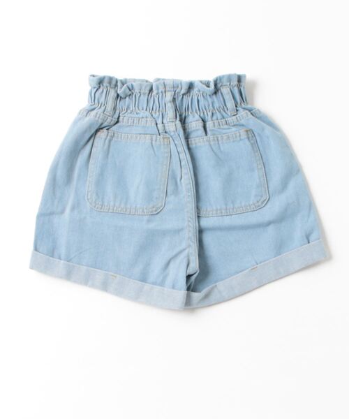 セール】ロールアップデニムショートパンツ（デニムパンツ