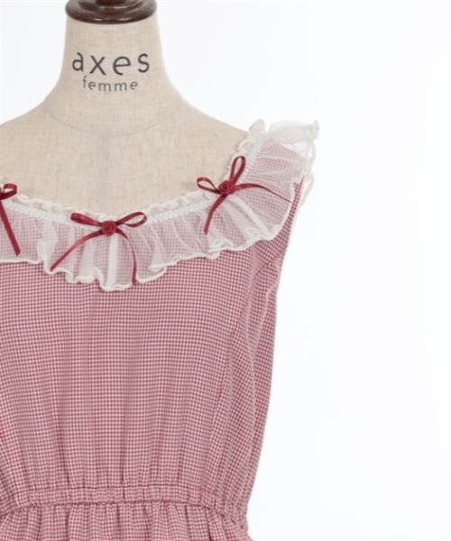 axes femme（アクシーズファム）の「ローズリボンチェック