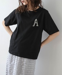 ビジューモチーフTシャツ