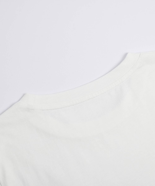 AMELY(エミリー)の「ビジューモチーフTシャツ(Tシャツ/カットソー・レディース・ホワイト/ブラック・フリー)」の4枚目の写真