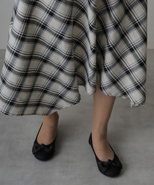 DEMETER(デメテル)の「超軽量 ぺたんこ リボン バレエパンプス(パンプス・レディース・ブラック/ブラック系その他/レオパード・M/L/LL/S)」の20枚目の写真