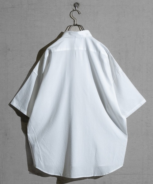 JOHN'S CLOSET（ジョンズクローゼット）の「【i】バルファレースポケット ブロードビッグシャツ（シャツ/ブラウス・メンズ・ブラック/ホワイト・MEDIUM/LARGE/X-LARGE）」の14枚目の写真