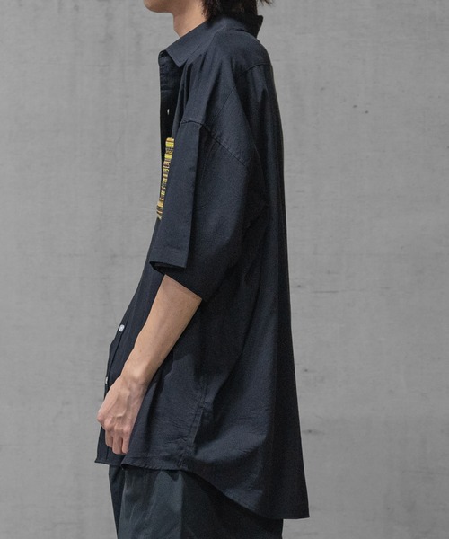 JOHN'S CLOSET（ジョンズクローゼット）の「【i】バルファレースポケット ブロードビッグシャツ（シャツ/ブラウス・メンズ・ブラック/ホワイト・MEDIUM/LARGE/X-LARGE）」の9枚目の写真