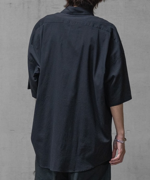 JOHN'S CLOSET（ジョンズクローゼット）の「【i】バルファレースポケット ブロードビッグシャツ（シャツ/ブラウス・メンズ・ブラック/ホワイト・MEDIUM/LARGE/X-LARGE）」の10枚目の写真