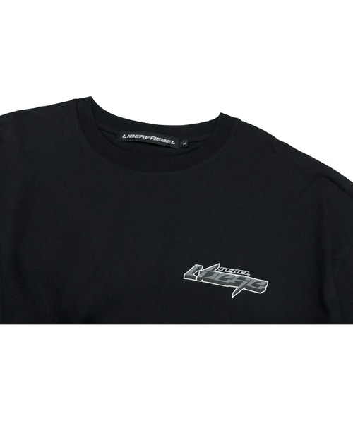 LIBERE（リベーレ）の「『LIBERE REBLE』REBEL FUTURE LOGO TEE（Tシャツ/カットソー・メンズ・チャコールグレー/ブラック・LARGE/MEDIUM/SMALL）」の13枚目の写真