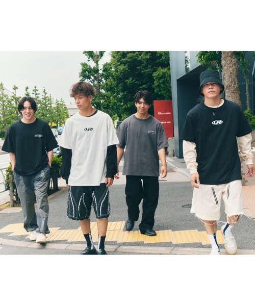 LIBERE（リベーレ）の「『LIBERE REBLE』REBEL FUTURE LOGO TEE（Tシャツ/カットソー・メンズ・チャコールグレー/ブラック・LARGE/MEDIUM/SMALL）」の16枚目の写真