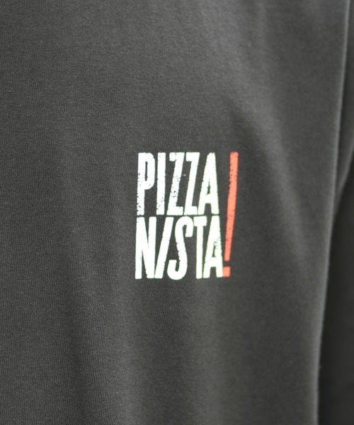 PIZZANISTA!(ピッザニスタ)の「【ムラサキスポーツ限定】PIZZANISTA/ピッザニスタ 半袖Tee カスレプリント オーバーサイズ ユニセックス PNTM242-03(Tシャツ/カットソー・メンズ・ホワイト/ブラック・XL/L/M)」の16枚目の写真