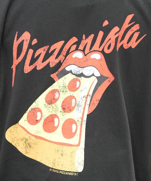 PIZZANISTA!(ピッザニスタ)の「【ムラサキスポーツ限定】PIZZANISTA/ピッザニスタ 半袖Tee カスレプリント オーバーサイズ ユニセックス PNTM242-03(Tシャツ/カットソー・メンズ・ホワイト/ブラック・XL/L/M)」の17枚目の写真