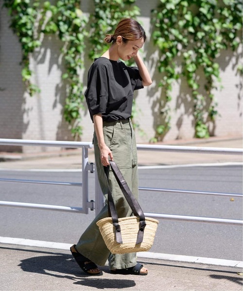 FRAMeWORK(フレームワーク)の「≪追加≫リサイクルナイロンランタンスリーブ2(Tシャツ/カットソー・レディース・ブラック/スミクロ・FREE)」の4枚目の写真