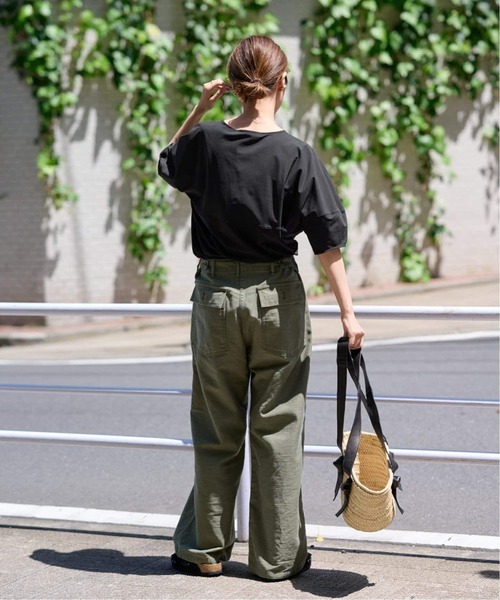 FRAMeWORK(フレームワーク)の「≪追加≫リサイクルナイロンランタンスリーブ2(Tシャツ/カットソー・レディース・ブラック/スミクロ・FREE)」の5枚目の写真