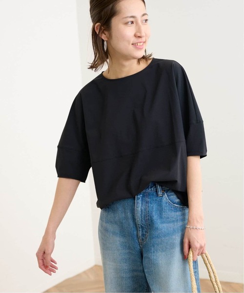 FRAMeWORK(フレームワーク)の「≪追加≫リサイクルナイロンランタンスリーブ2(Tシャツ/カットソー・レディース・ブラック/スミクロ・FREE)」の12枚目の写真