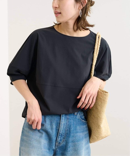 FRAMeWORK(フレームワーク)の「≪追加≫リサイクルナイロンランタンスリーブ2(Tシャツ/カットソー・レディース・ブラック/スミクロ・FREE)」の13枚目の写真
