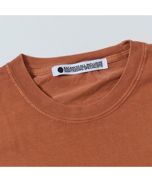 AlexanderLeeChang（アレキサンダーリーチャン）の「AlexanderLeeChang アレキサンダーリーチャン / BLC S/S TEE [ALC LOGO] ビッグシルエットフリーハンドロゴ刺繍Tシャツ / BC-012414（Tシャツ/カットソー・メンズ・ダークオレンジ/オフホワイト/ブラック・MEDIUM/X-LARGE/LARGE）」の8枚目の写真