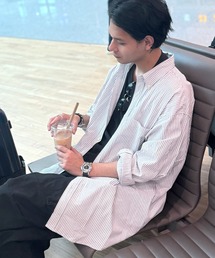 CERCA（チェルカ）の「オーバーサイズリゾートストライプシャツ(MI)（シャツ/ブラウス）」