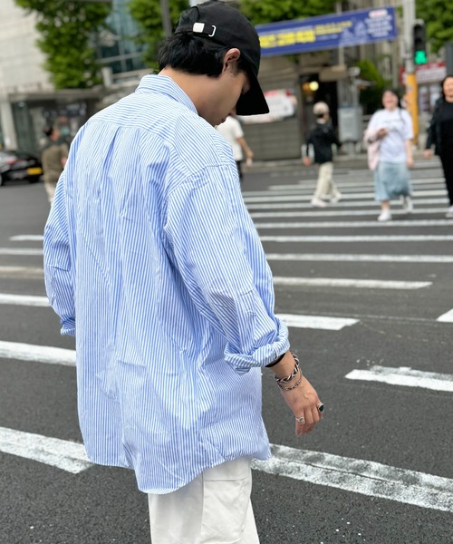 ⭐︎cocoさま専用⭐︎ストライプオーバーサイズシャツ ⭐︎cocoさま専用⭐︎ストライプオーバーサイズシャツ ZOZO限定