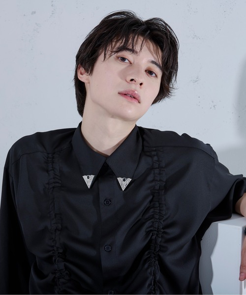 Ellno Loset（エルノロゼット）の「シャツエリデザインピン（ブローチ/コサージュ・メンズ・B/A/C・FREE）」の6枚目の写真